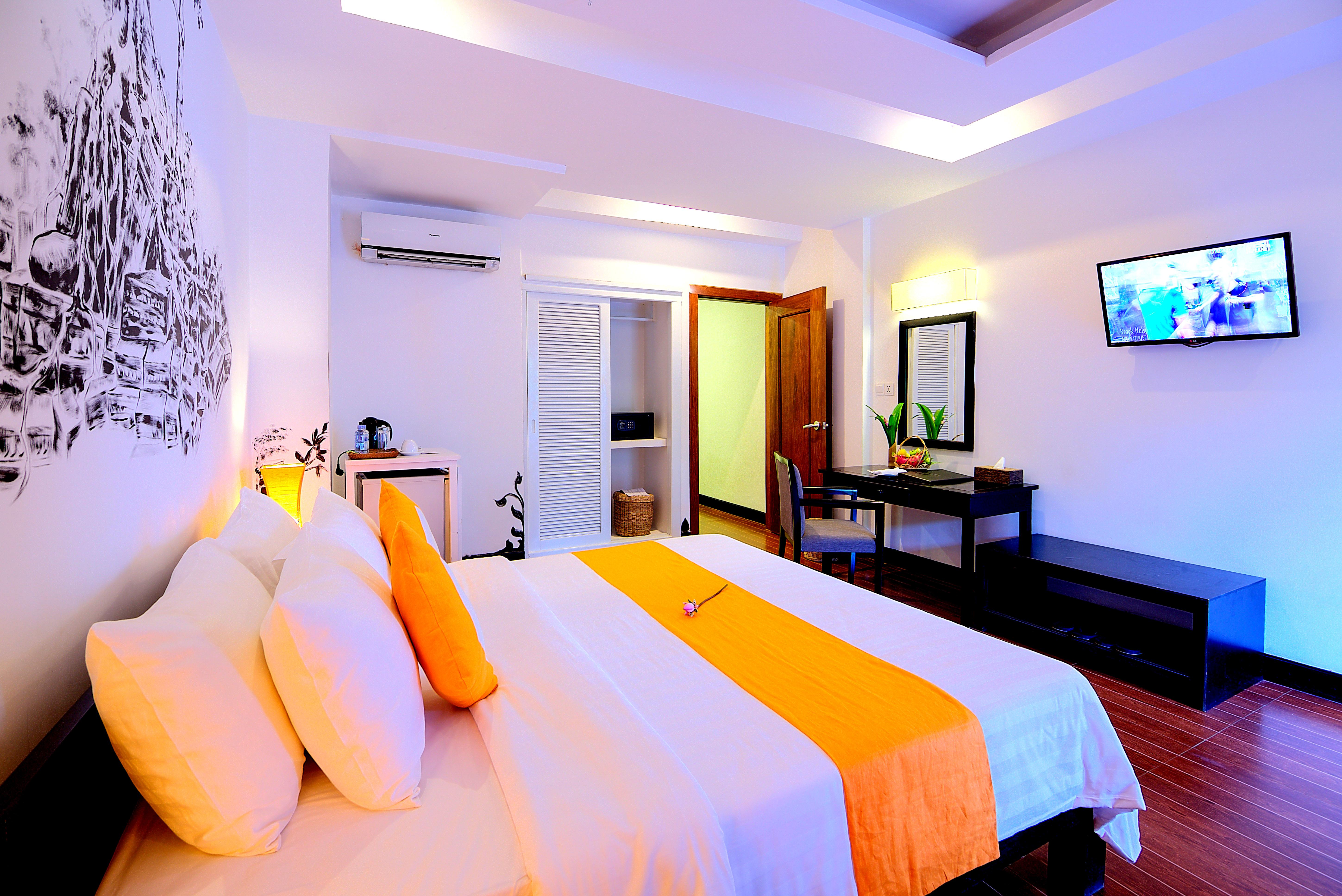 La Residence Blanc D'Angkor Siem Reap Bagian luar foto