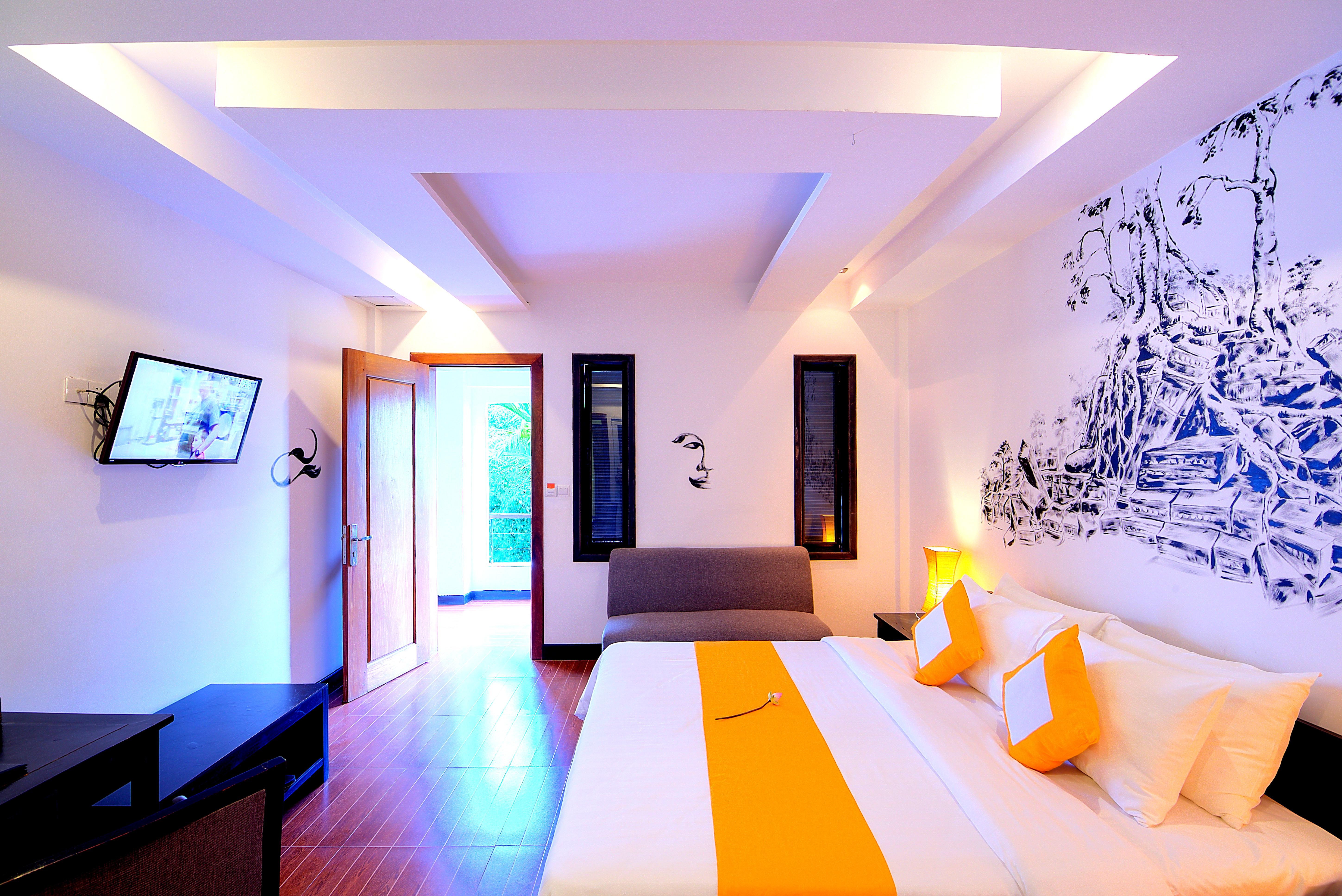 La Residence Blanc D'Angkor Siem Reap Bagian luar foto