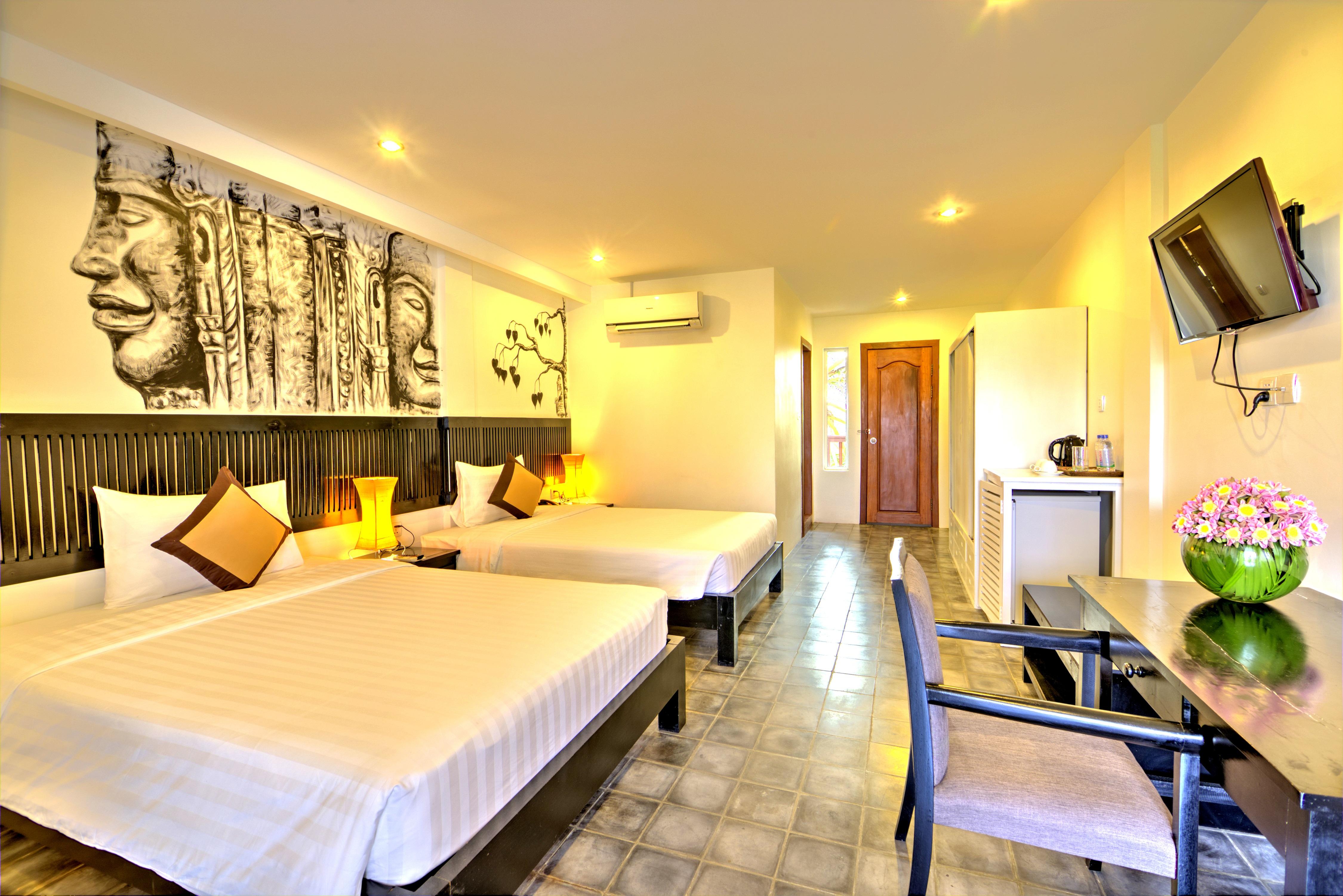 La Residence Blanc D'Angkor Siem Reap Bagian luar foto