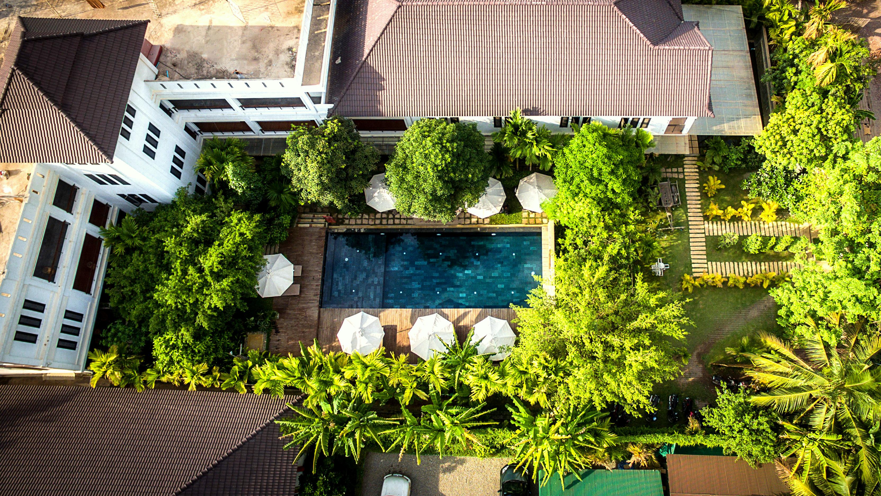 La Residence Blanc D'Angkor Siem Reap Bagian luar foto
