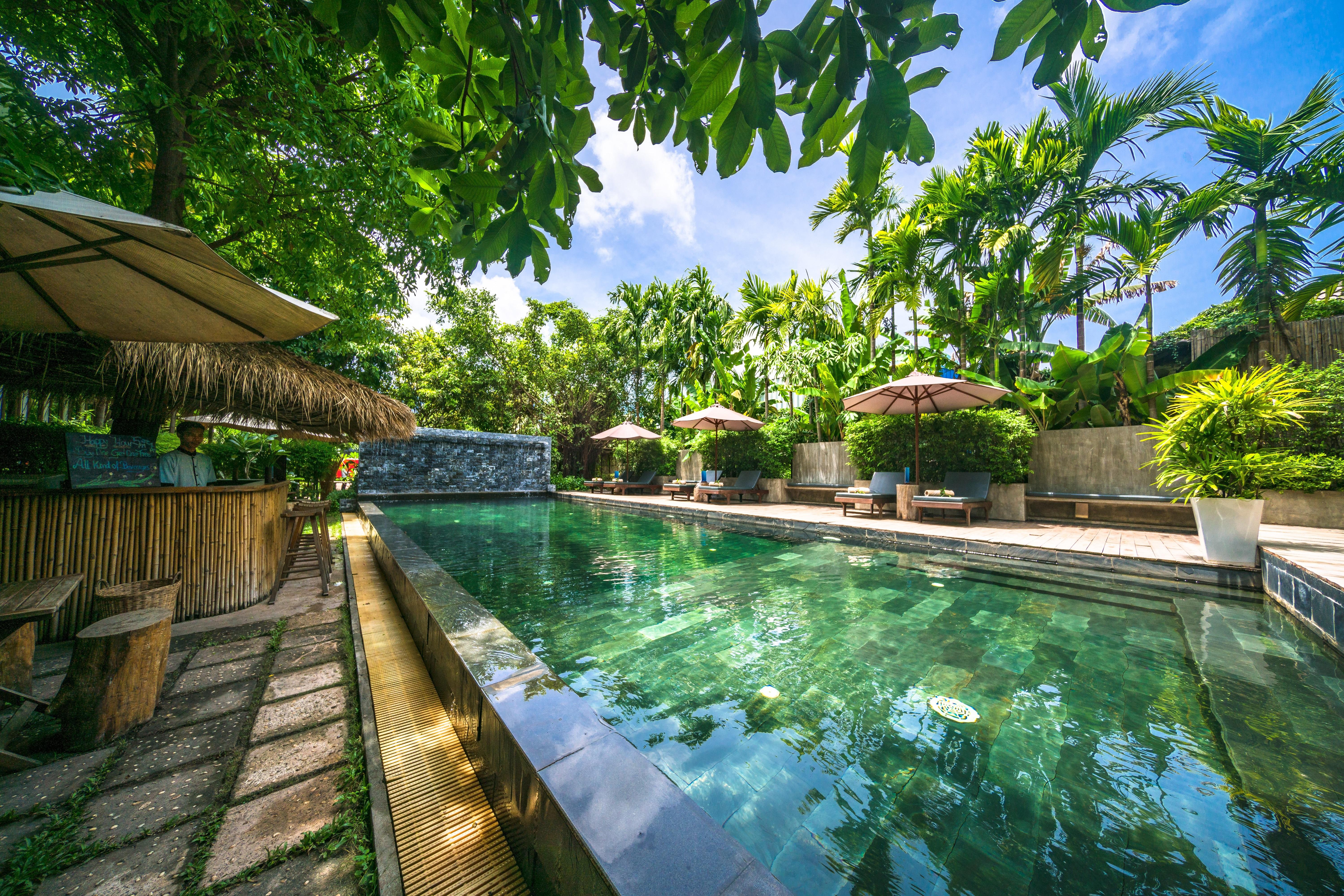La Residence Blanc D'Angkor Siem Reap Bagian luar foto