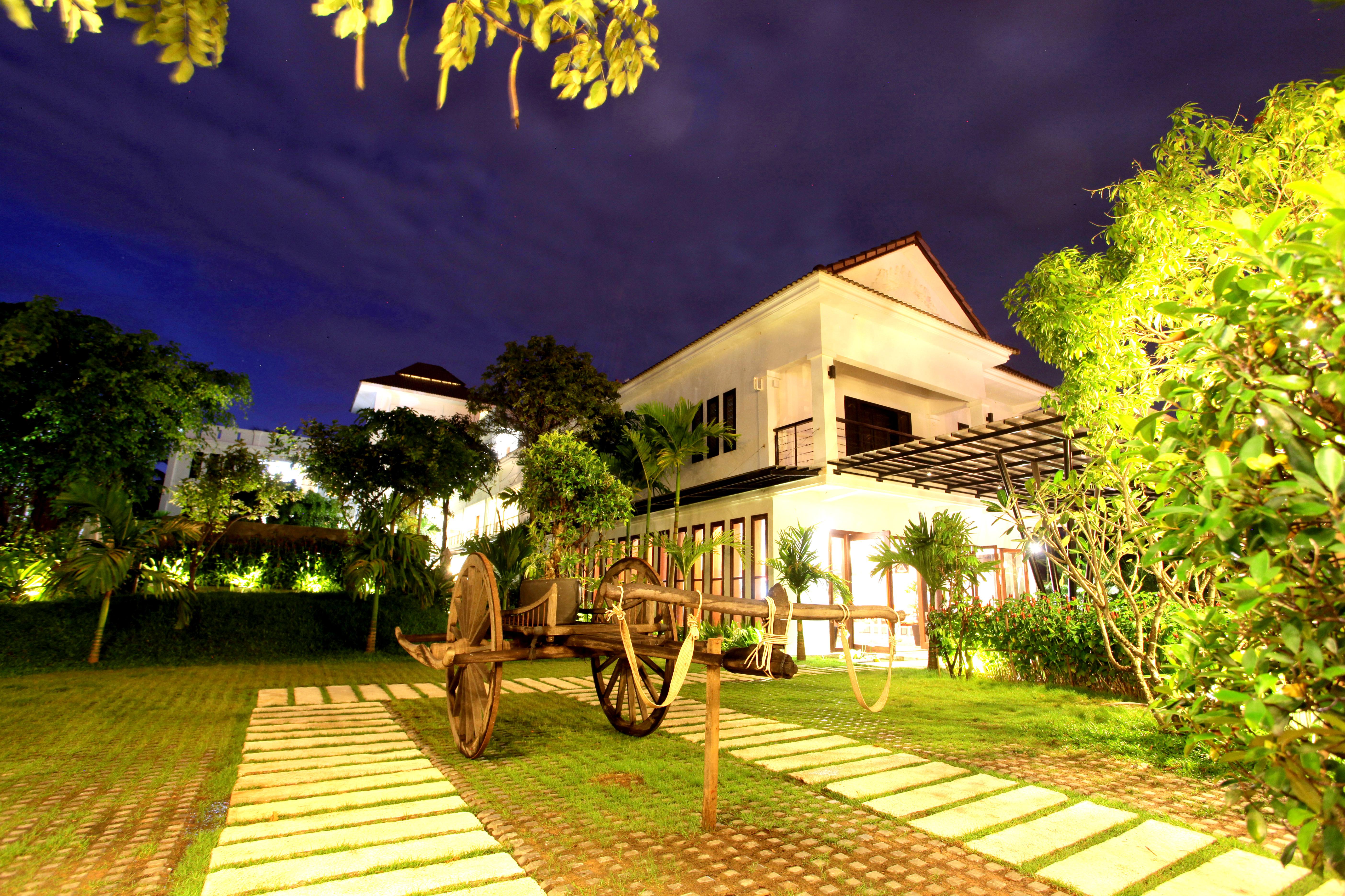 La Residence Blanc D'Angkor Siem Reap Bagian luar foto
