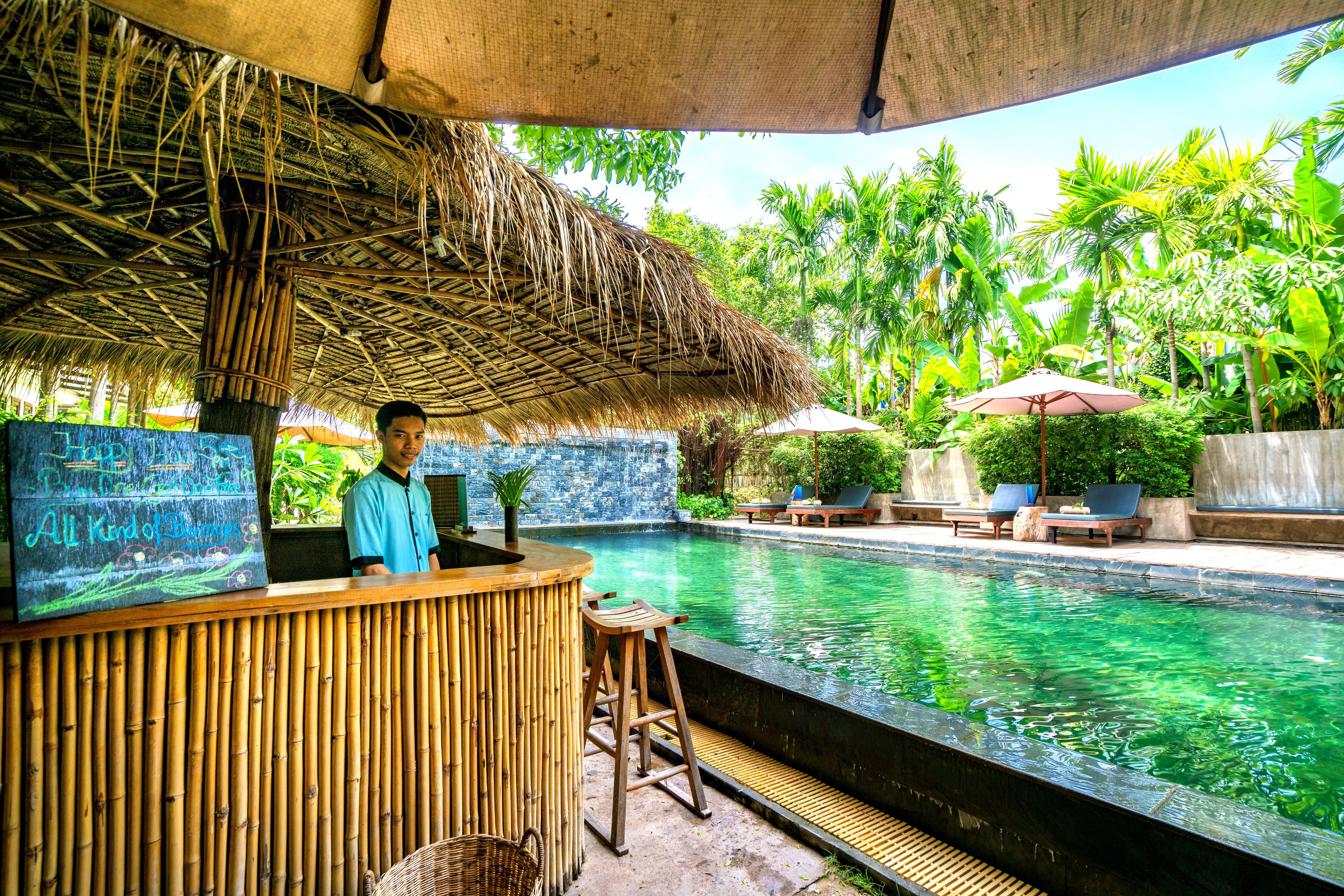La Residence Blanc D'Angkor Siem Reap Bagian luar foto