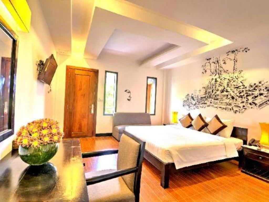 La Residence Blanc D'Angkor Siem Reap Bagian luar foto
