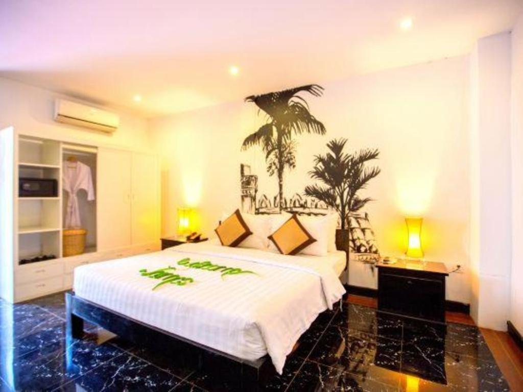 La Residence Blanc D'Angkor Siem Reap Bagian luar foto